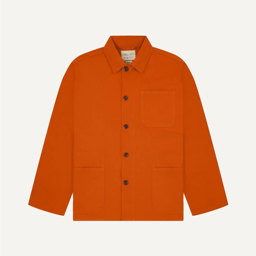 Uskee’s #3001 buttoned overshirt - gold Orange Men's Jacket